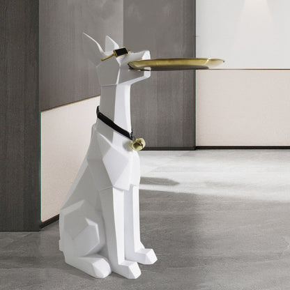 Table d'appoint Barthold en forme de chien