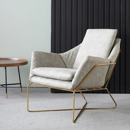 Fauteuil en cuir Hoboken