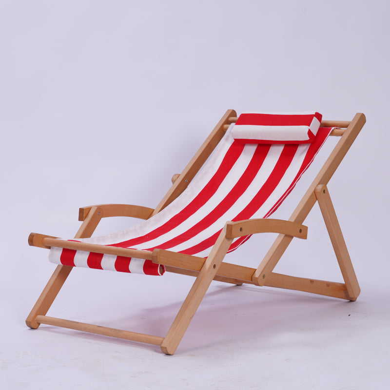 Chaise pliante en bois massif