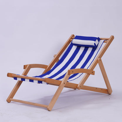 Chaise pliante en bois massif