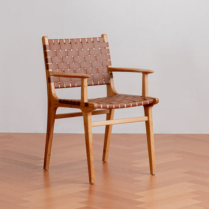 Chaise de salle à manger en similicuir Bloxham 