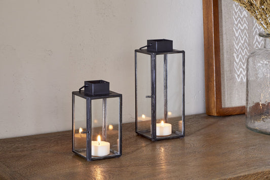 Mini lanterne de table Sia - Noir