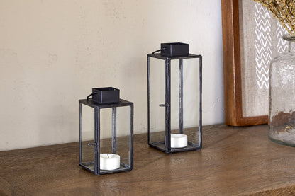 Mini lanterne de table Sia - Noir