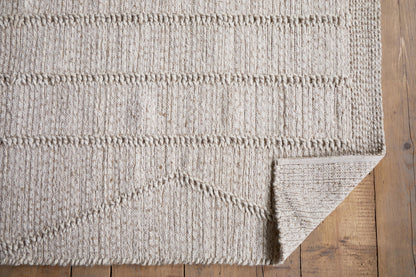 Tapis Shanti en laine et coton - Naturel