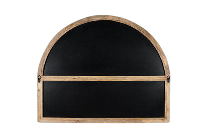 Miroir arqué en bois de manguier Sande - Naturel