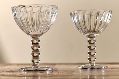 Verre à champagne Santosa - Transparent (Ensemble de 2)