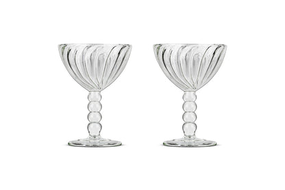 Verre à champagne Santosa - Transparent (Ensemble de 2)