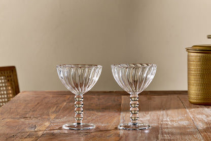 Verre à champagne Santosa - Transparent (Ensemble de 2)