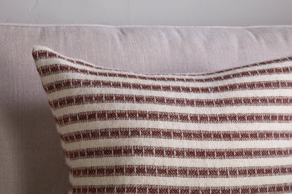 Housse de coussin en laine Sanval - Bordeaux