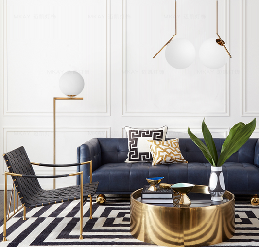 Lampe sur pied LED ronde minimaliste HECTOR