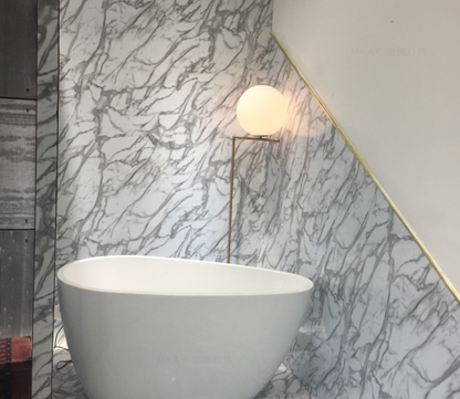 Lampe sur pied LED ronde minimaliste HECTOR