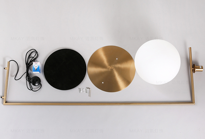 Lampe sur pied LED ronde minimaliste HECTOR