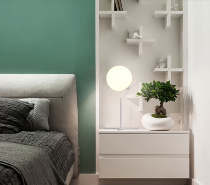 Lampe de table LED contemporaine GABRIEL Full Moon