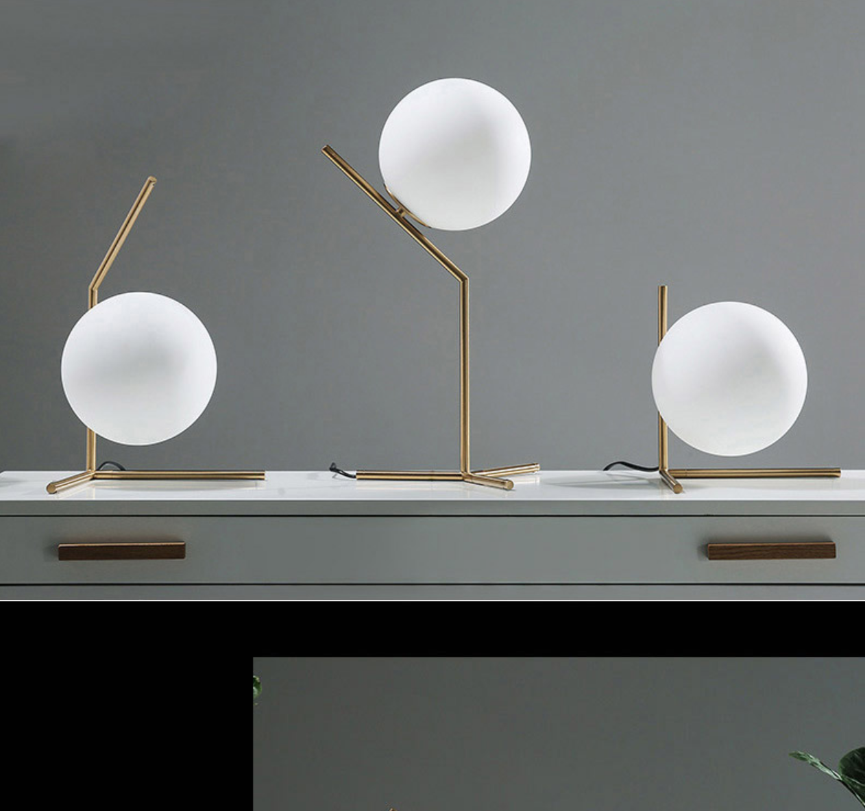 Lampe de table LED contemporaine GABRIEL Full Moon