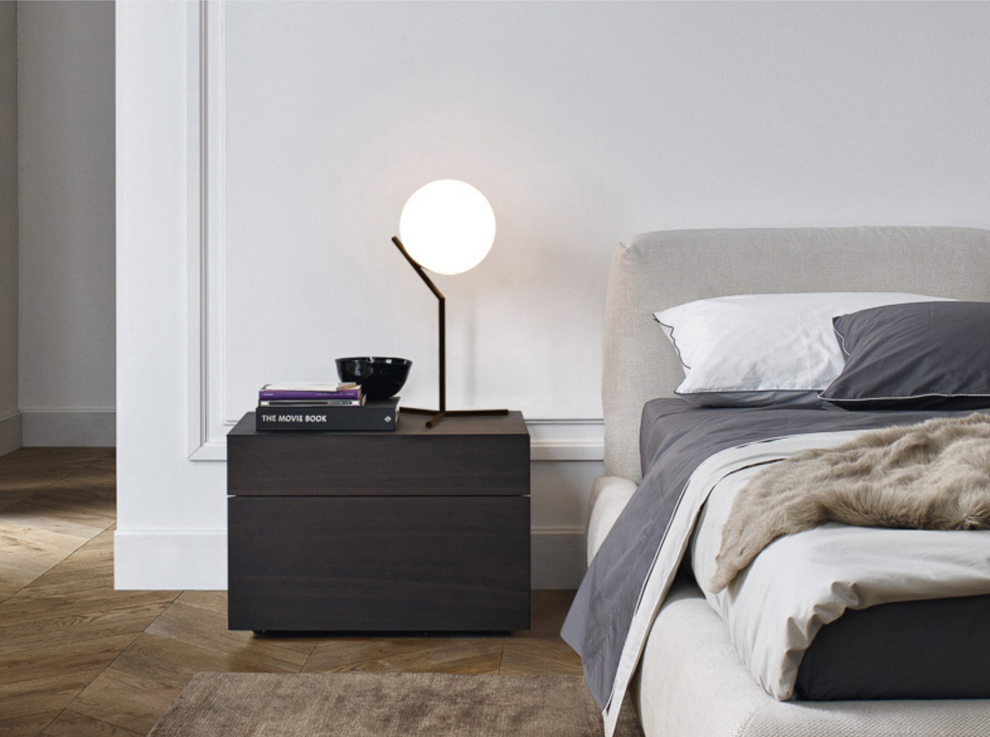 Lampe de table LED contemporaine GABRIEL Full Moon
