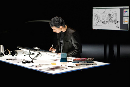 Robinet cascade moderne noir JASPER