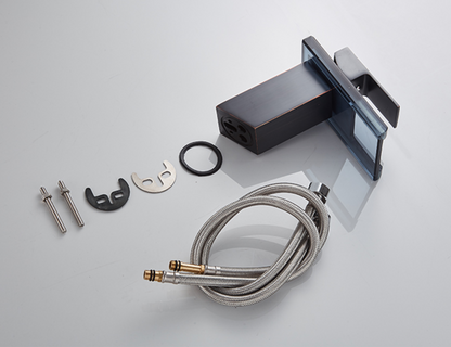 Robinet cascade moderne noir JASPER