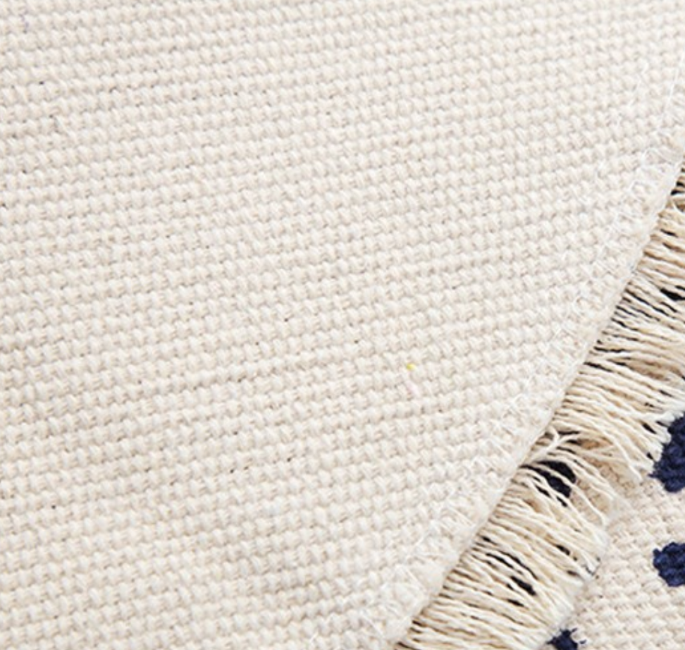 Tapis ronds en fleurs de lotus