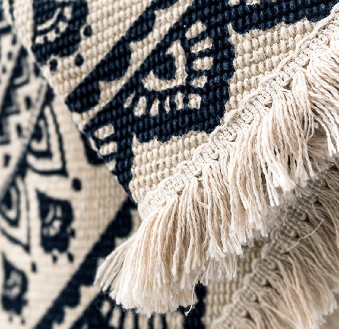 Tapis ronds en fleurs de lotus