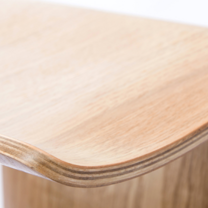 Tabouret d'appoint papillon en bois courbé