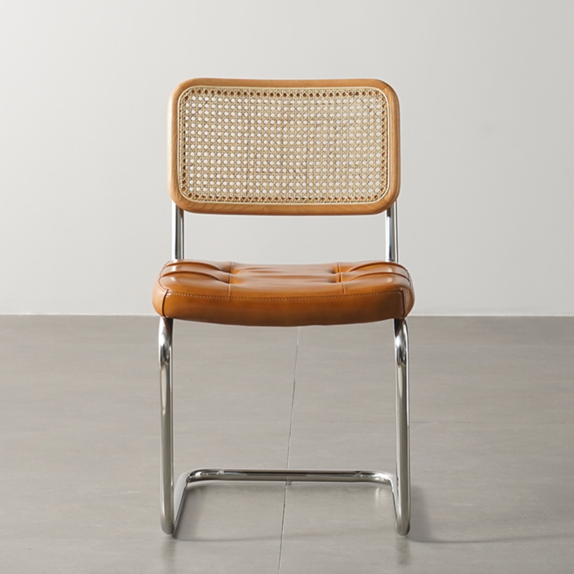 Chaise d'appoint en cuir véritable Londyn (lot de 2) 