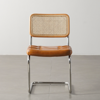 Chaise d'appoint en cuir véritable Londyn (lot de 2) 