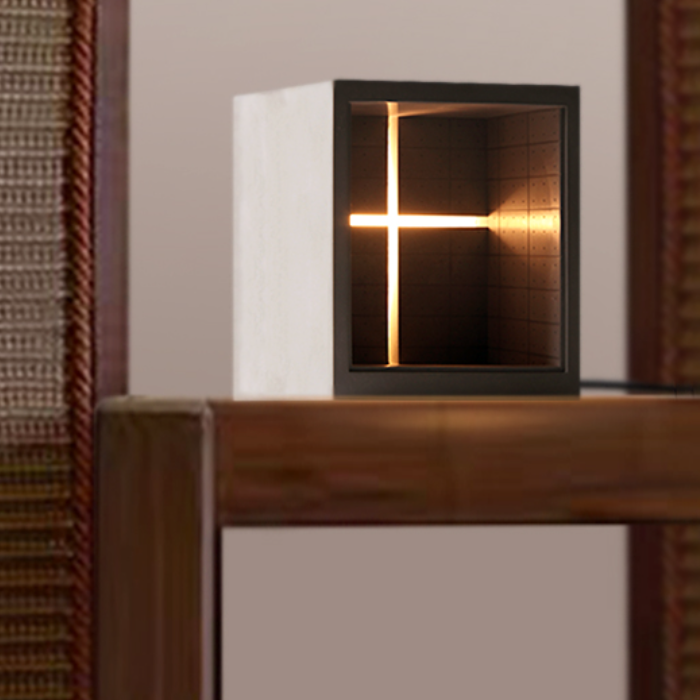 Veilleuse en béton Église de la Lumière