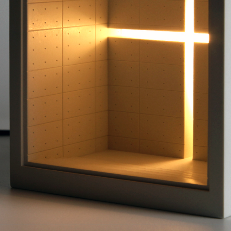 Veilleuse en béton Église de la Lumière