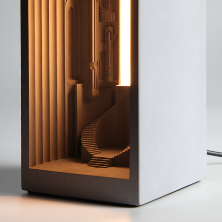 Veilleuse en béton Hallgrimskirkja