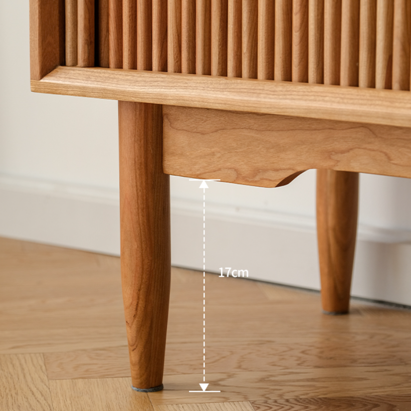 Bibliothèque et armoire en bois Garlyn