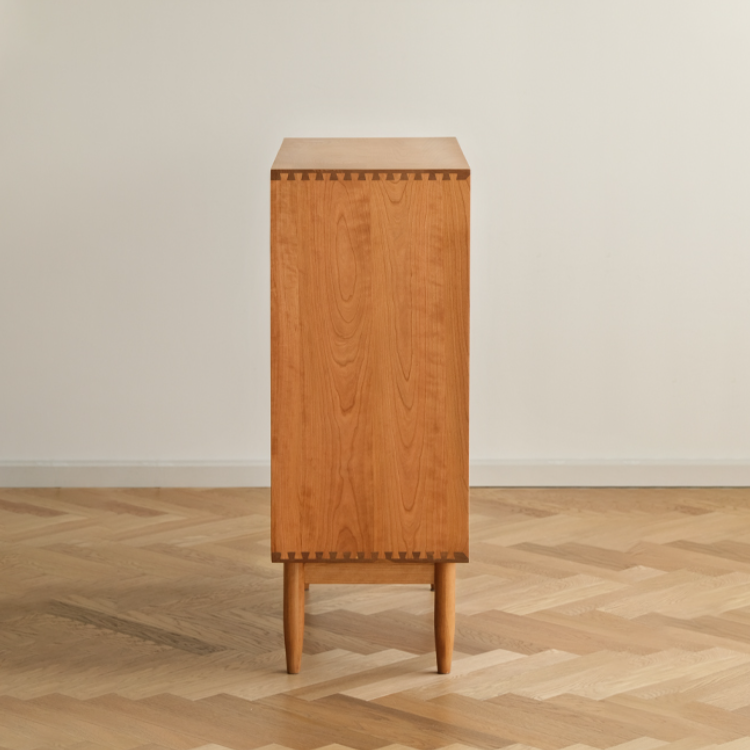 Bibliothèque et armoire en bois Garlyn