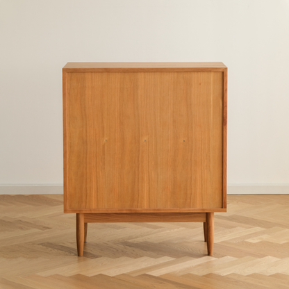 Bibliothèque et armoire en bois Garlyn