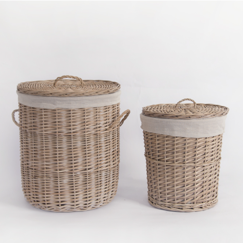 Panier à linge en rotin Griffin (lot de 3)