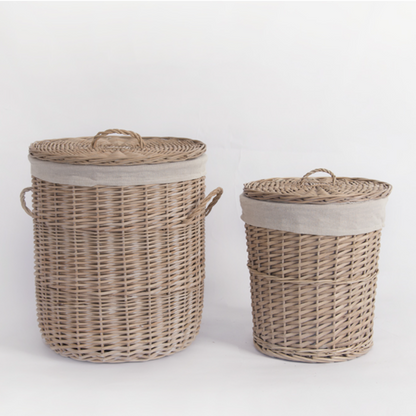 Panier à linge en rotin Griffin (lot de 3)