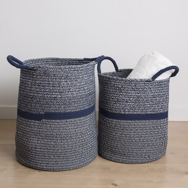 Panier de rangement en coton Mariann (lot de 2)