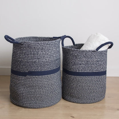 Panier de rangement en coton Mariann (lot de 2)