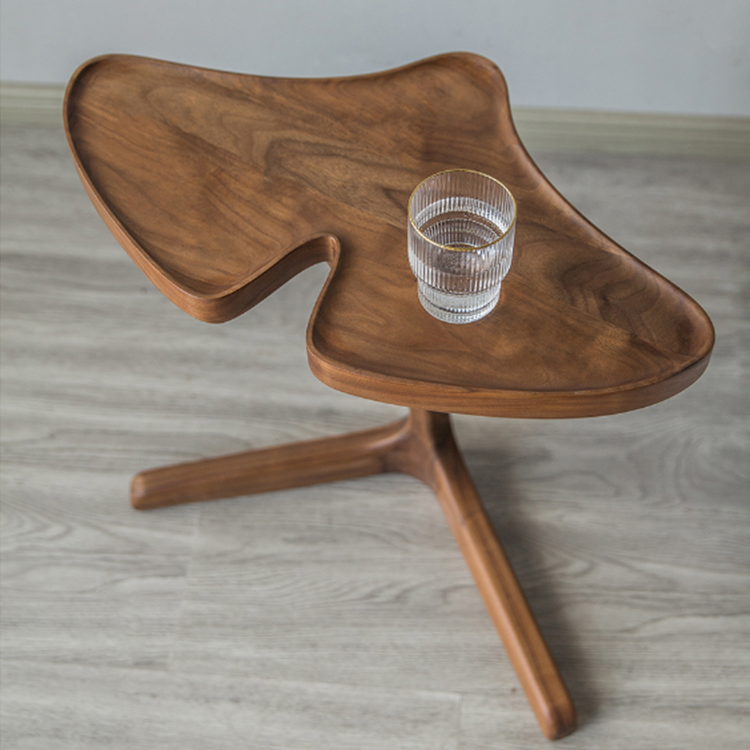 Table d'appoint en bois massif Adeline 