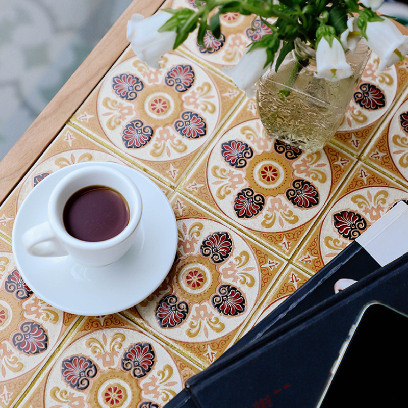 Table basse en bois massif Aquin 