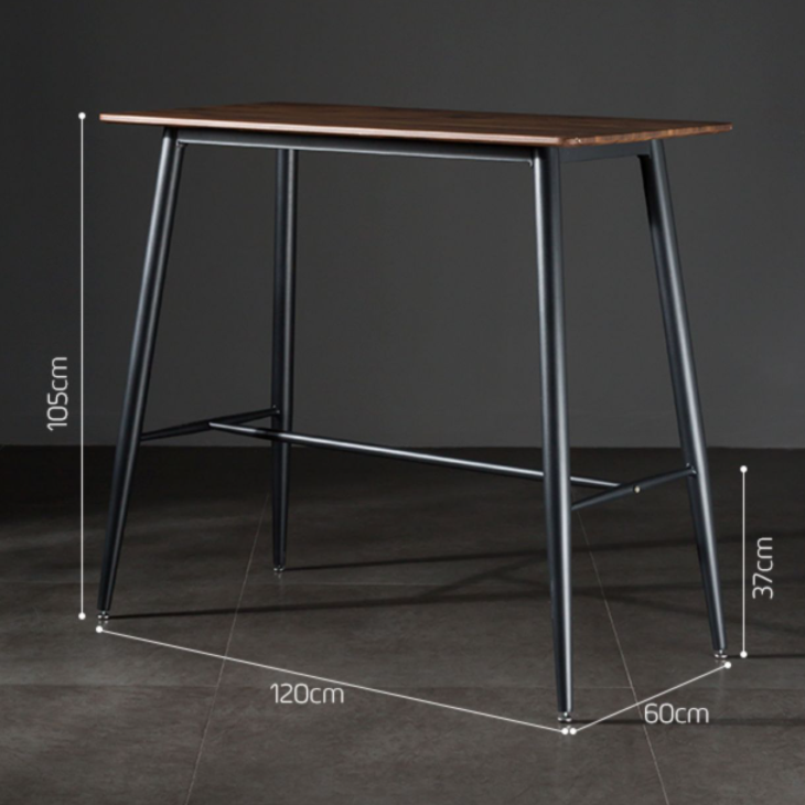 Table de bar industrielle Elkville 