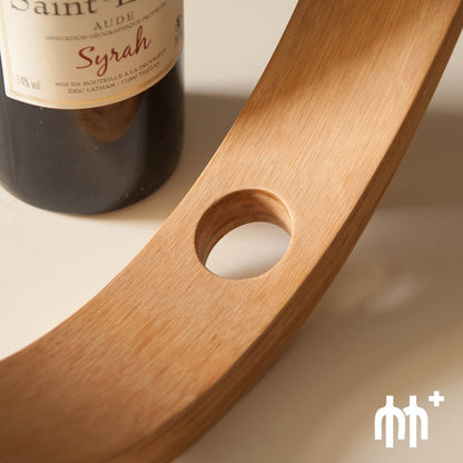 Porte-bouteilles de vin de table fait main