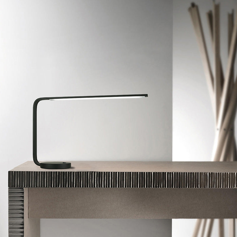 Lampe de bureau Akiana noir/blanc