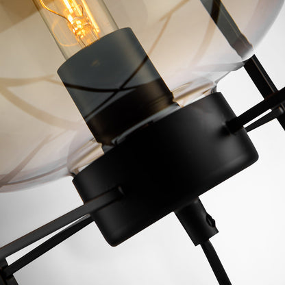 Lampe de sol/de table en verre Alden