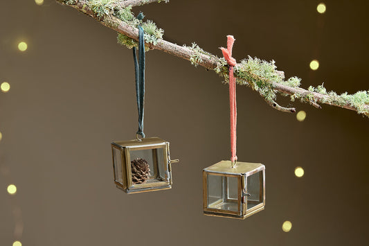 Décorations Tiny Kiko Box (lot de 2) - Laiton antique