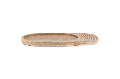 Planche de service en bois de manguier Tivisha - Naturel