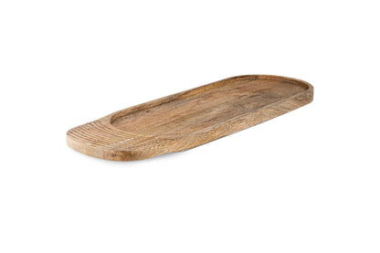 Planche de service en bois de manguier Tivisha - Naturel