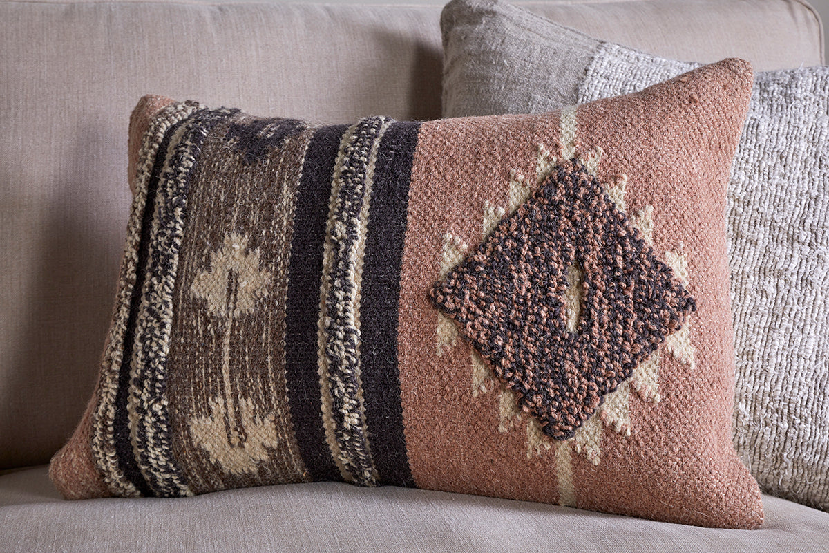 Housse de coussin Tussi Sia - Rose poudré