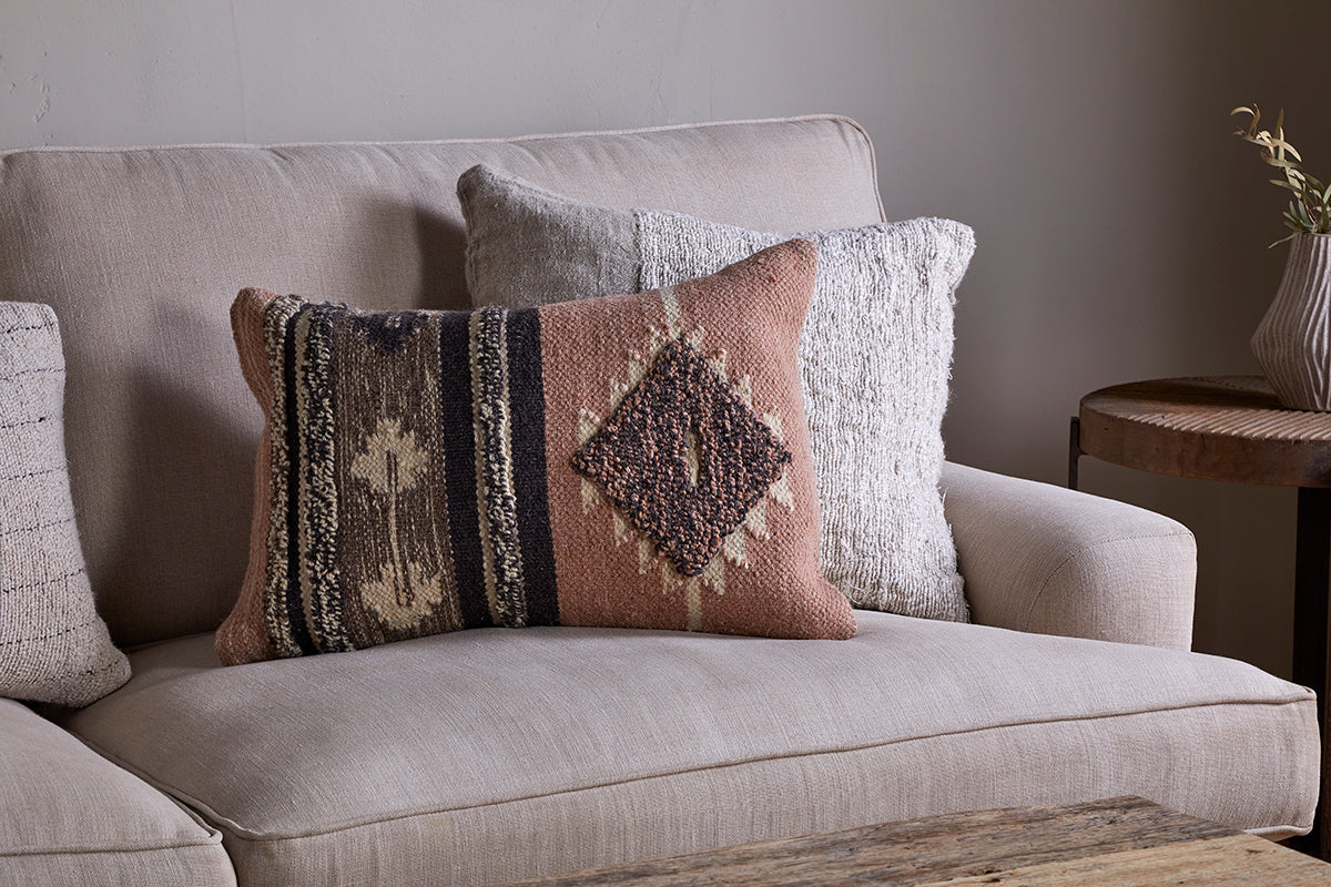 Housse de coussin Tussi Sia - Rose poudré