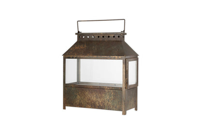 Lanterne Large Akoko - Patine Marron