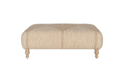 Pouf rembourré Aranya - Naturel