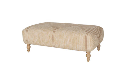 Pouf rembourré Aranya - Naturel